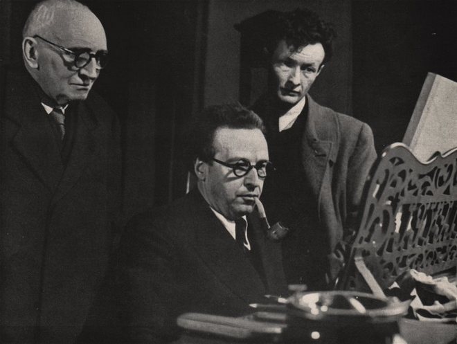 Paul Claudel. Arthur Honegger a herec Jean-Louis Barrault (foto archiv)