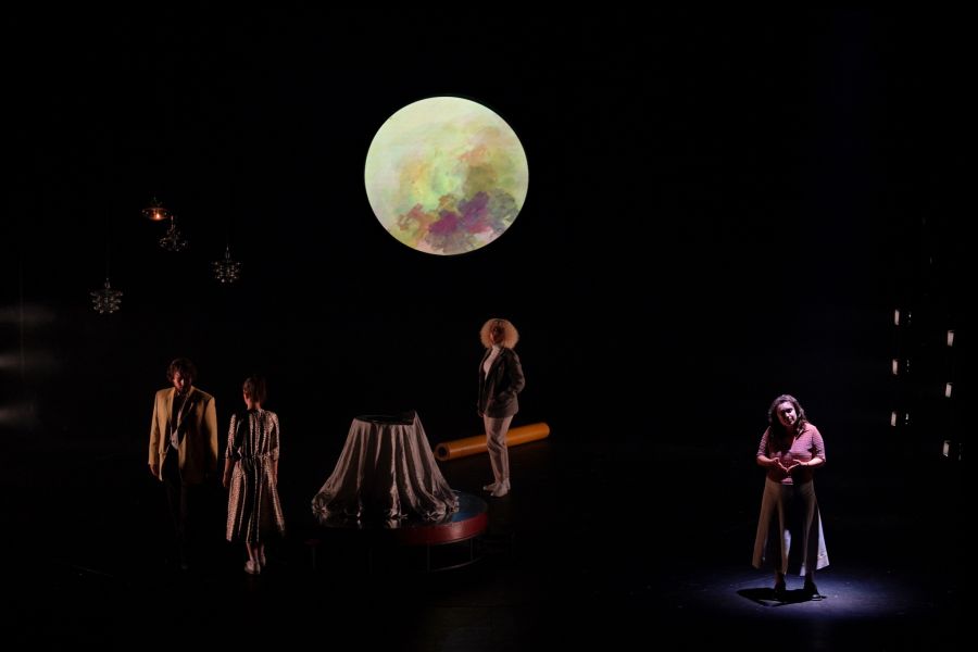 Judith Berkson: Partial Memories – Elliot Menard, Mikaela Elson, Judith Berkson, Vojtěch Šembera, Ostravská banda, 28. června 2022, festival New Opera Days Ostrava (zdroj Ostravské centrum nové hudby)