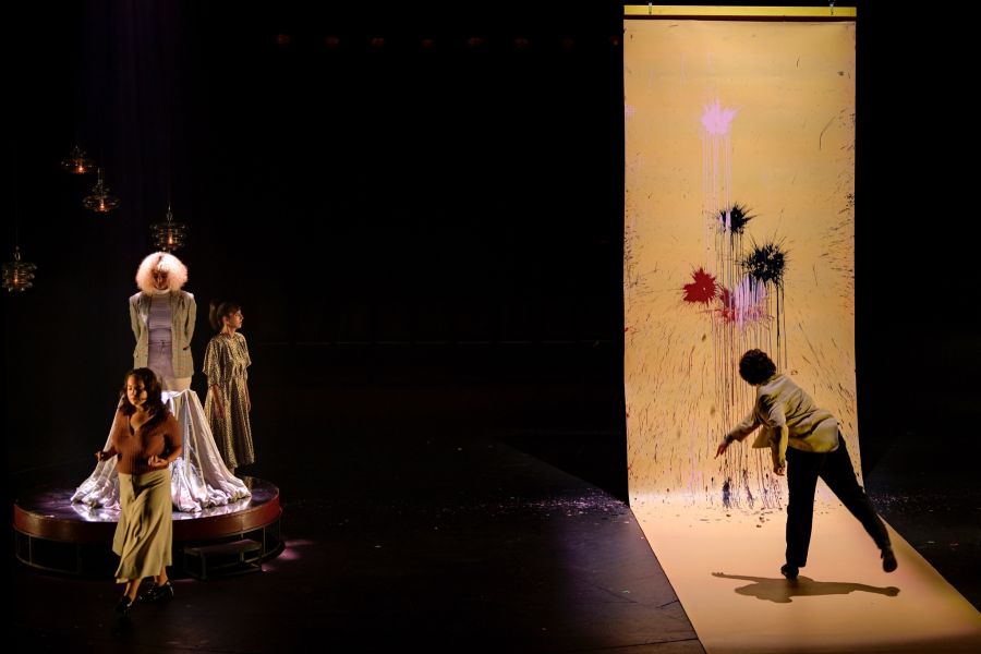 Judith Berkson: Partial Memories – Mikaela Elson, Elliot Menard, Judith Berkson, Vojtěch Šembera, Ostravská banda, 28. června 2022, festival New Opera Days Ostrava (zdroj Ostravské centrum nové hudby)