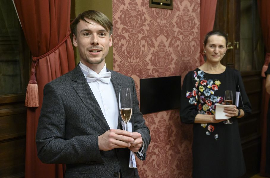 Pavel Trojan s Veronique Firkušnou, listopad 2022 (foto Petra Hajská)