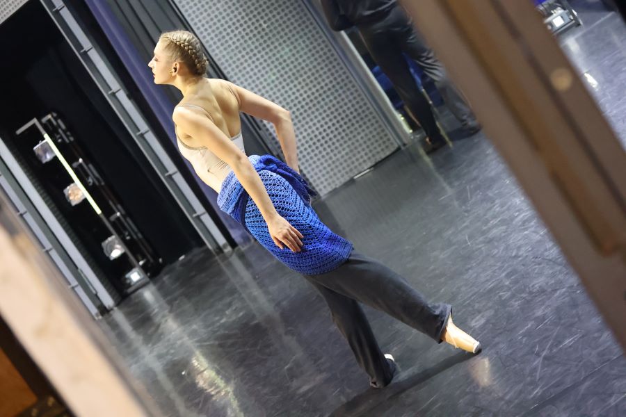 Pohled do zákulisí se souborem NdB 2 (foto Kristýna Housková)