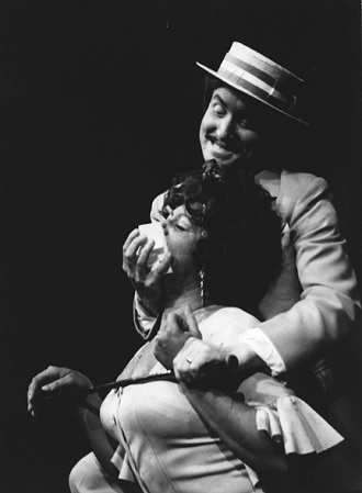 G.Gershwin: Porgy a Bess - Eva Kinclová (Bess), Josef Ábel (Sporting Life) - SD Ostrava 1977 (foto František Krasl)