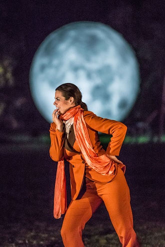 L. Janáček: Příhody lišky Bystroušky – Ivana Rusko (Bystrouška) – Otáčivé hlediště Český Krumlov 2016 (foto Pavel Hejný)