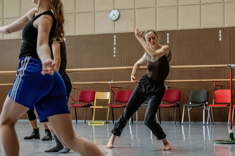 ProART Company na zkoušce (Daniela Hanelová, foto Mila Vašíčková)