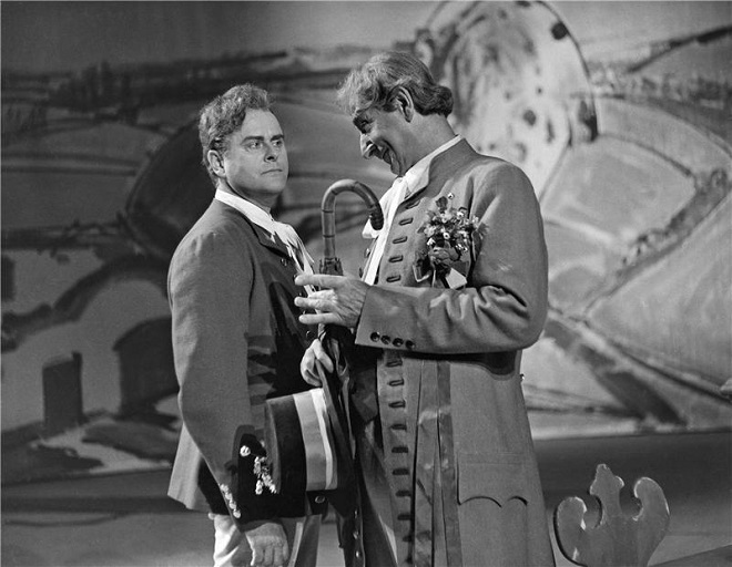 B.Smetana: Prodaná nevěsta - Ivo Žídek (Jeník), Eduard Haken (Kecal) - ND 1971 (foto archiv ND)