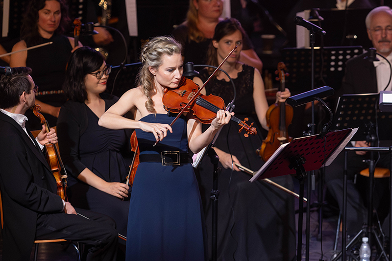 Smetanova Litomyšl: John Williams & Sinfonia Fišeriana II., 23. června 2023 – Martina Bačová a Filharmonie Hradec Králové (foto František Renza)