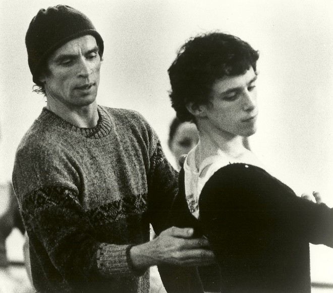 Rudolf Nurejev a Devon Carney (zdroj flickr.com)