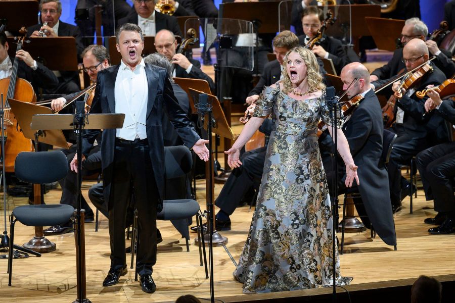 Antonín Dvořák: Rusalka – Dmytro Popov, Jana Kurucová, Česká filharmonie, 19. září 2022 (foto Petra Hajská)
