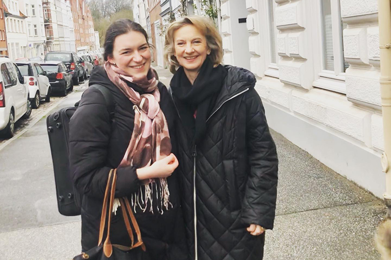 Anna Paulová a Sabine Meyer (foto se souhlasem Anny Paulové)