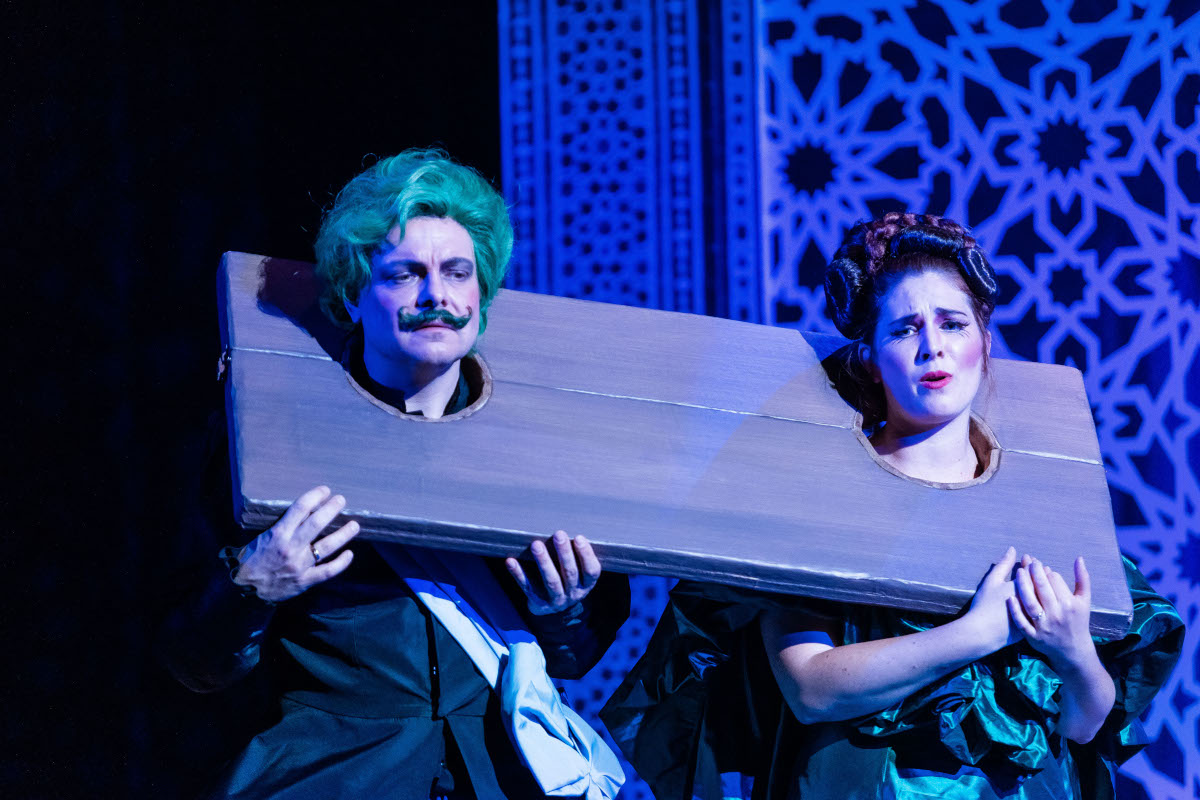 W. A. Mozart: Únos ze serailu - Jan Ondráček a Helena Beránková - Moravské divadlo Olomouc 2022 (foto Daniel Schulz)