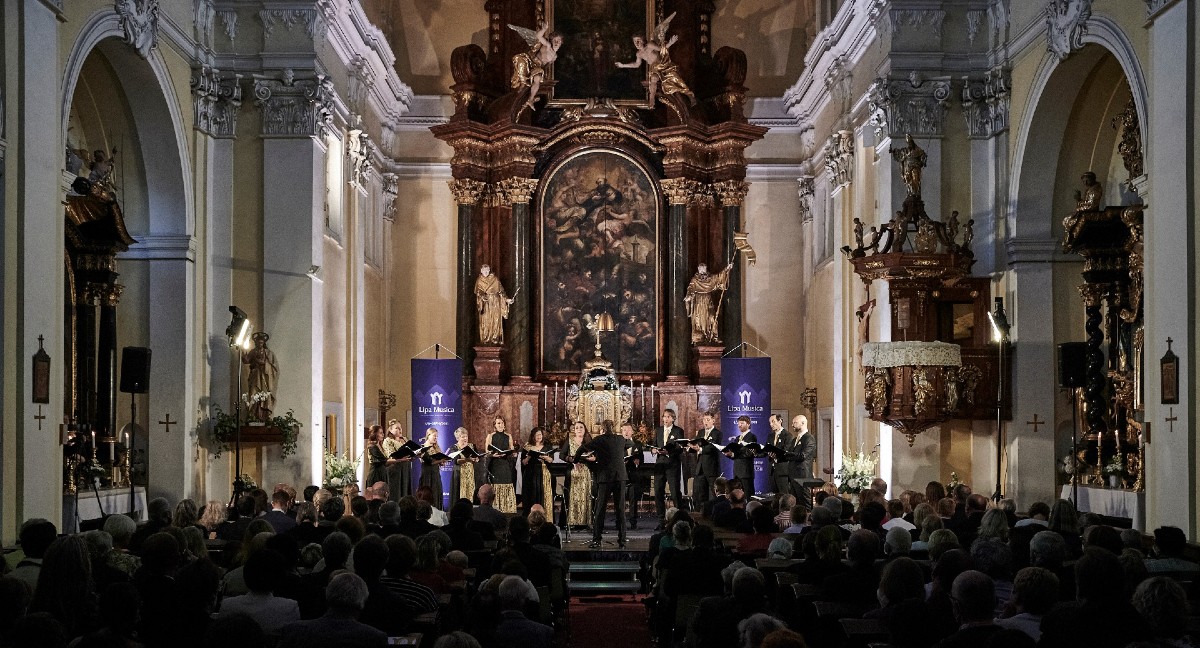 Festival Lípa Musica, 4. září 2021, bazilika Všech svatých v České Lípě, Martinů Voices, Pavel Haas Quartet (zdroj Lípa Musica)