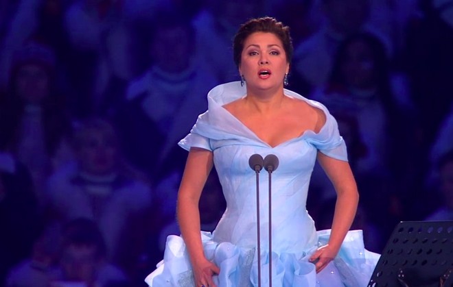 Anna Netrebko na OH v Sočí (zdroj annanetrebko.com)