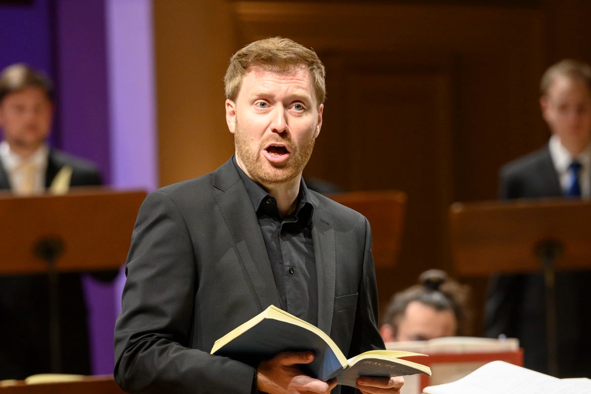 Johann Sebastian Bach: Janovy pašije – Sebastian Kohlhepp, 12. dubna 2022 (zdroj Collegium 1704, foto Petra Hajská)