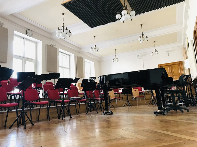 Pražský filharmonický sbor: zkušebna na Senovážném náměstí (foto Radim Dolanský)