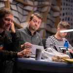 Skladatel Petr Wajsar, producent Alexandr Smutný a hudební režisér Martin Klusák v režii Studia 1 (foto Kač Brožová)