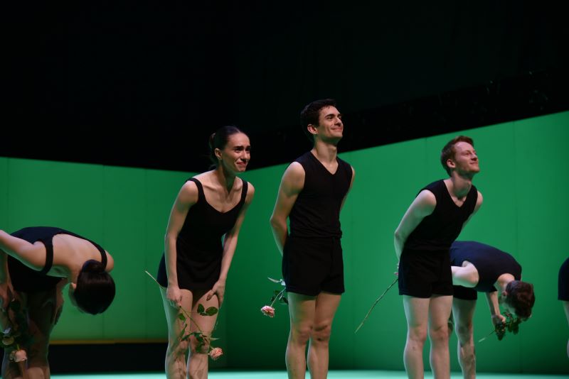 Soubor baletu NDM po představení Hora na Laterna festu (foto Jolana Haismanová)