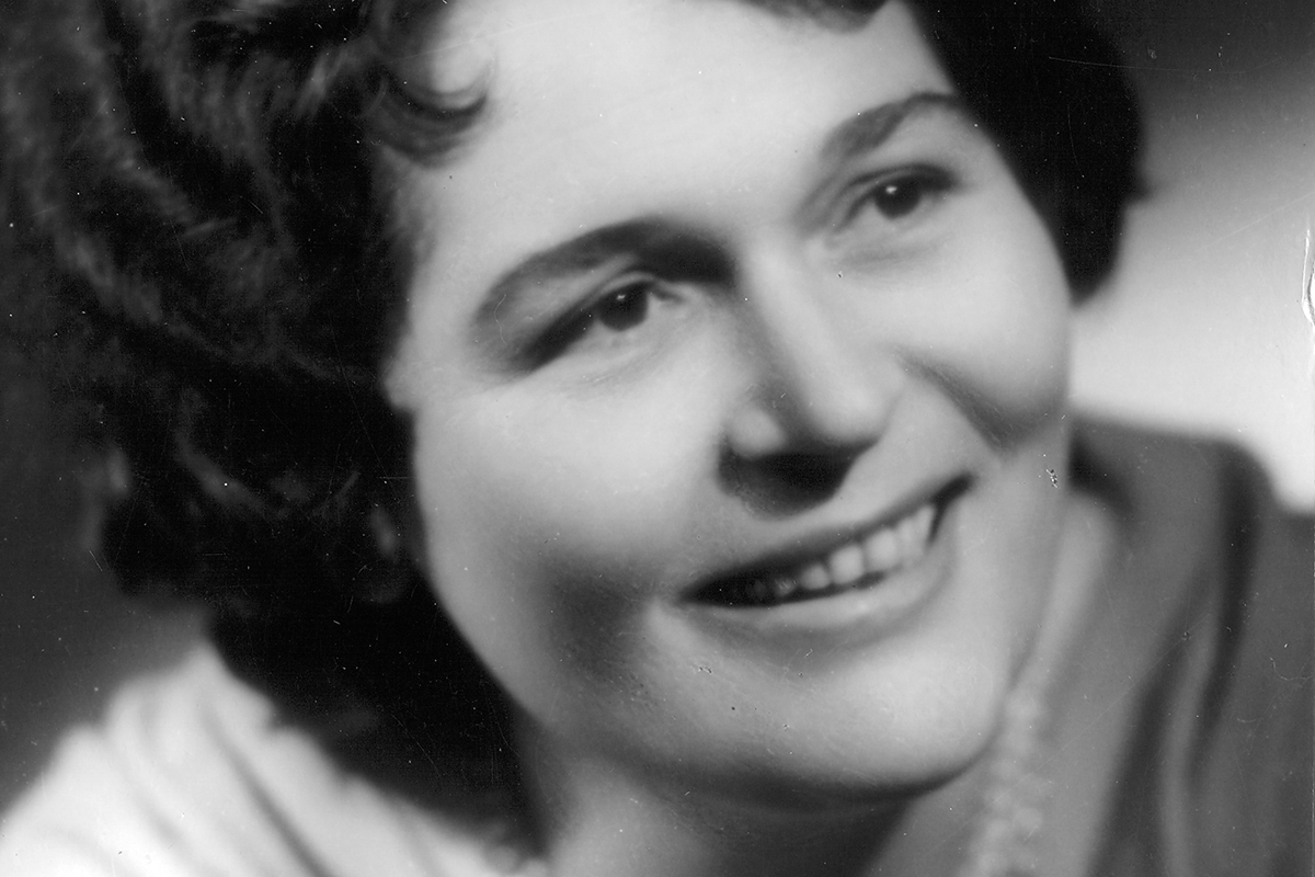 Marie Steinerová v roce 1960 (zdroj Národní divadlo Brno)