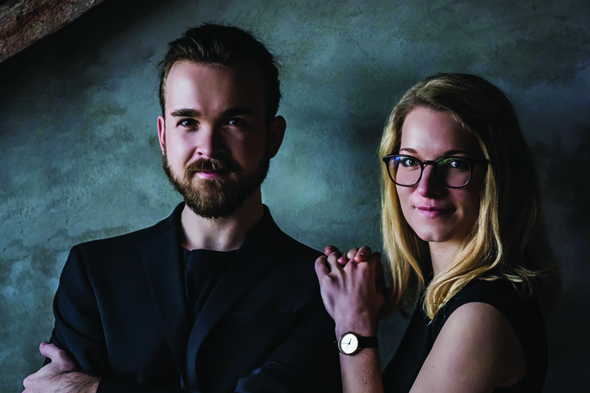 Marek Švejkar a Anna Sysová (zdroj Janáčkova filharmonie Ostrava)