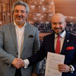 Janáčkova filharmonie Ostrava: Tisková konference, 3. května 2024 – Daniel Raiskin a Jan Žemla (zdroj Janáčkova filharmonie Ostrava)