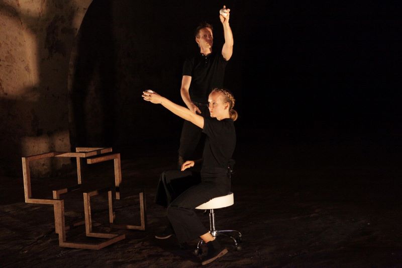 Tall Tales Company na jednom ze stanovišť (foto Dragan Dragin, KoresponDance 2023)