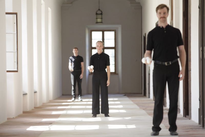 Tall Tales Company na jednom ze stanovišť (foto Dragan Dragin, KoresponDance 2023)