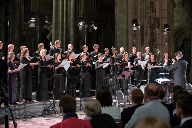 Tallis Scholars, Martinů Voices, Peter Phillips - Dvořákova Praha 2016 (foto © Petra Hajská) 