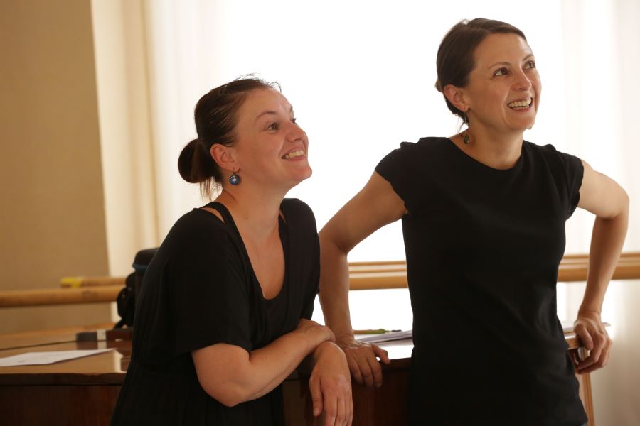 Tereza Chábová a Ivana Illyenko (foto Kristýna Housková)