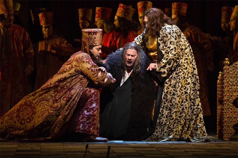 The Metropolitan Opera New York, M. P. Musorgskij, Boris Godunov: René Pape (foto Marty Sohl)