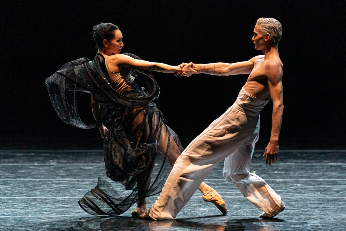 Balet SND – Two (Olga Chelpanova a Adrián Szelle, foto Juraj Žilinčár)