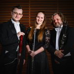 Dechové trio El GonzAles: Jan Dvořák, Eliška Honková a Aleš Janeček (zdroj Moravská filharmonie Olomouc)