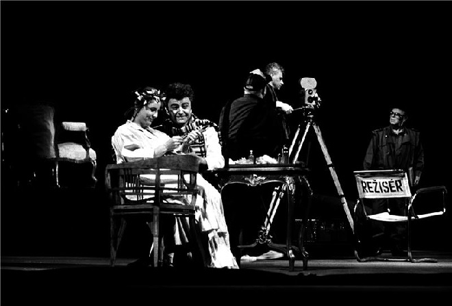 Bohuslav Martinů: Trojí přání - (Iveta Žižlavská, Josef Hajna, Milan Karpíšek) - ND Praha 1990 (foto Oldřich Pernica)