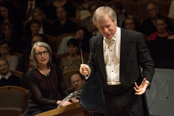 Valérie Hartmann-Claverie, David Robertson - Praha 8.12.2016 (foto © Petr Kadlec)