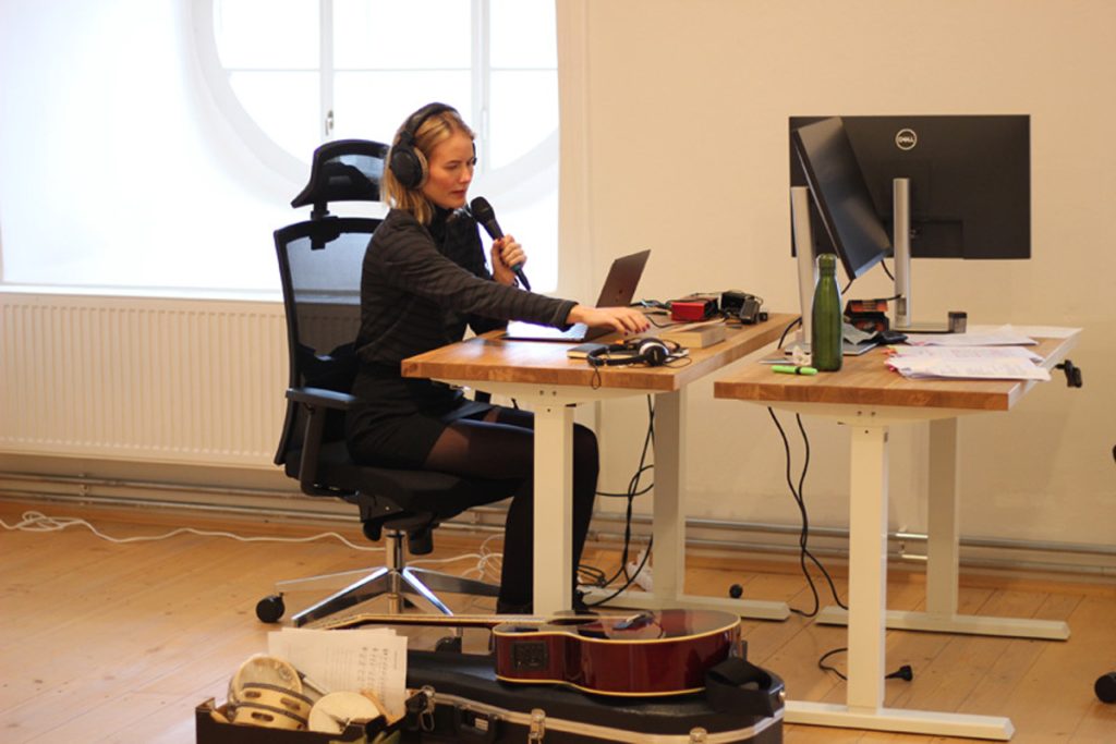 Tuva Hellum, hudební rezidence v broumovském klášteře (foto Kateřina Ostradecká)