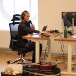 Tuva Hellum, hudební rezidence v broumovském klášteře (foto Kateřina Ostradecká)