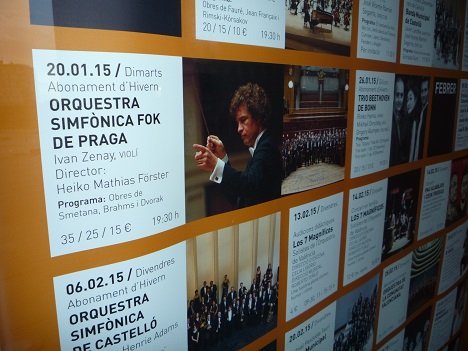 V Castellónu na programu Smetana, Brahms, Dvořák. Dvořákova 8. symfonie ale jen tady. Na dalších koncertech španělského turné zazní Sibeliova 2. symfonie.