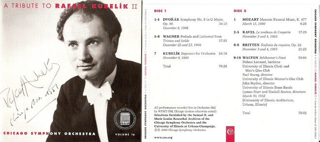 Rafael Kubelík a Chicago Symphony orchestra (zdroj davidroyko.com)