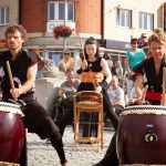 Wadaiko yosa-yosa a Mihoko Umemura (foto Dragan Dragin, KoresponDance 2024)