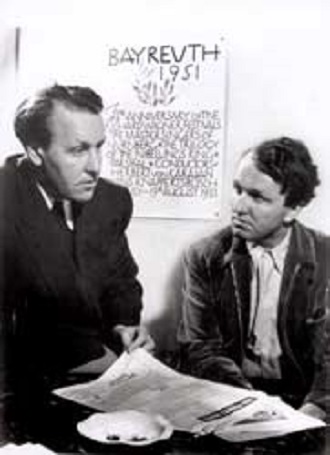 Wieland Wagner a Wolfgang Wagner (foto archiv)