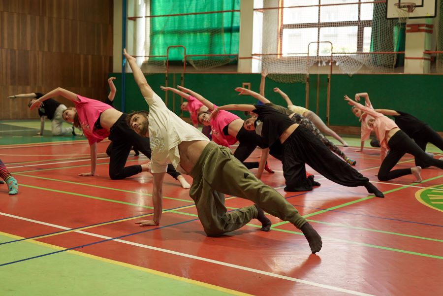 Z workshopů s Filipem Staňkem (foto Kamila Stolařová)