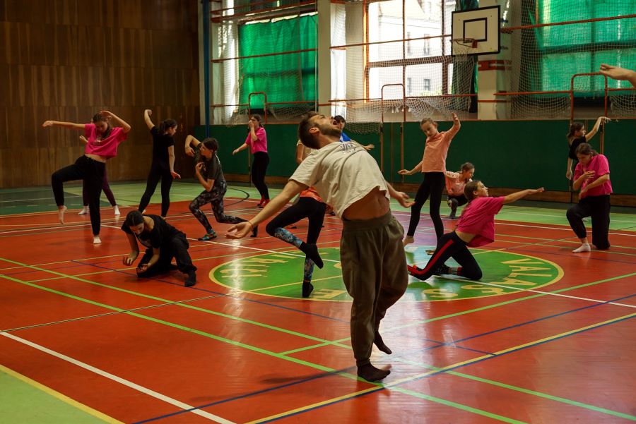Z workshopů s Filipem Staňkem (foto Kamila Stolařová)