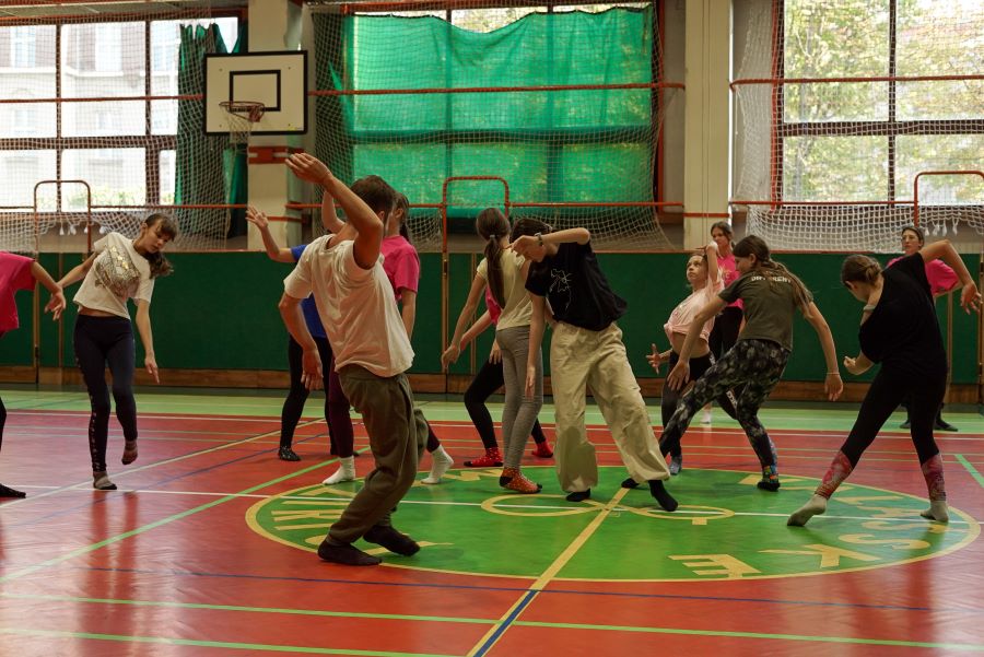 Z workshopů s Filipem Staňkem (foto Kamila Stolařová)