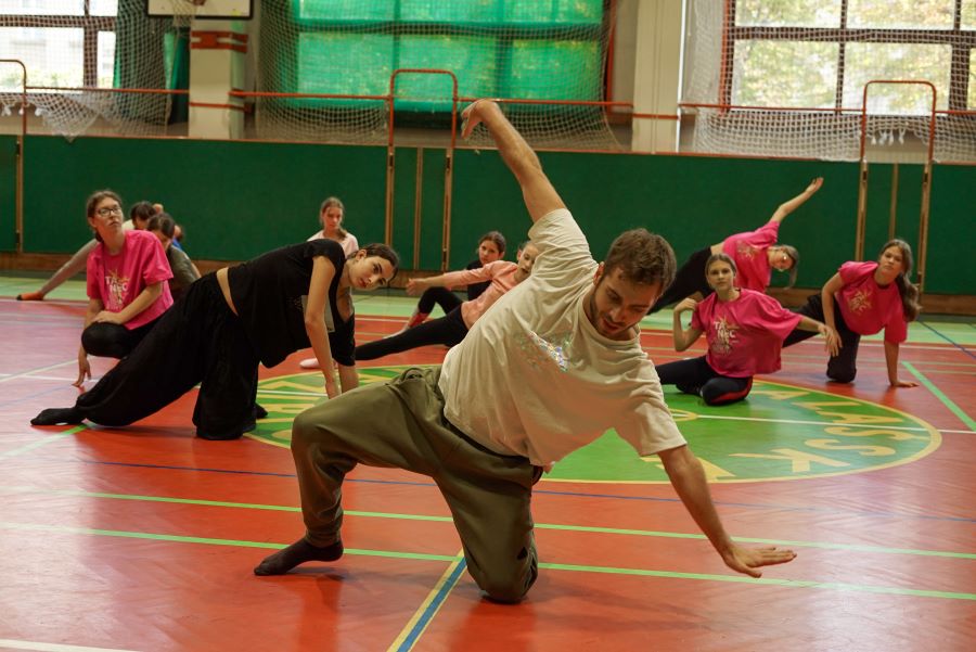 Z workshopů s Filipem Staňkem (foto Kamila Stolařová)