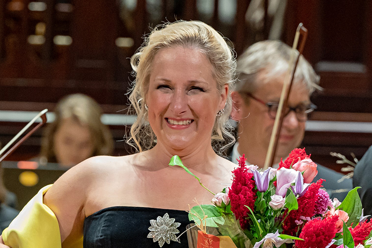Diana Damrau & Petr Nekoranec: Bell & Bel canto, 8. listopadu 2022, Obecní dům, Smetanova síň – Diana Damrau (foto Petr Dyrc)