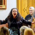 Musica Florea: Francouzská a španělská hudba v Evropě 17. a 18. století – Beatriz Lafont Murcia, 6. prosince 2023, Rytířský sál Českého velkopřevorství, Praha (foto Petr Dyrc)