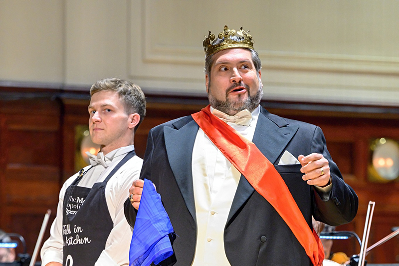 Gioacchino Rossini: Popelka, 8. prosince 2023, Smetanova síň, Obecní dům – Petr Nekoranec a Nicola Alaimo (zdroj Nachtigall Artists, foto Petr Dyrc)