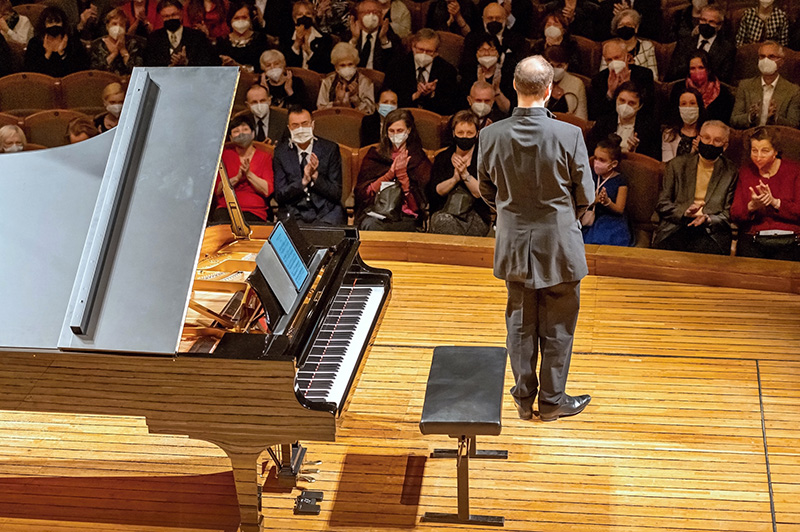 Alexander Melnikov – klavírní recitál, 8. ledna 2022 (foto Petr Dyrc)