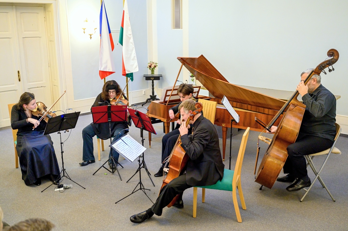 Musica Florea: Znamenitý klavírista Václav Jan Křtitel Tomášek, 11. ledna 2024, Vysočanská radnice, Praha (zdroj Musica Florea, foto Petr Dyrc)