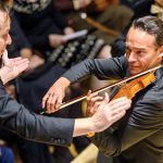 Case Scaglione, Linus Roth, 31. ledna 2024, Obecní dům, Smetanova síň, Praha (zdroj Symfonický orchestr hl. m. Prahy FOK, foto Petr Dyrc)