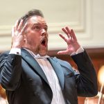 Carmina Burana: Audun Iversen, 14. června 2023 (zdroj Symfonický orchestr hl. m. Prahy FOK, foto Petr Dyrc)