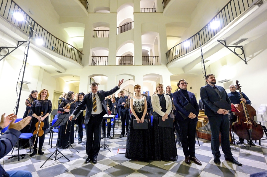 Dvořákovi učitelé A. Liehmann a J. Spitz, Musica Florea, Collegium Floreum, 14. února 2024, České muzeum hudby, Praha (zdroj Musica Florea, foto Petr Dyrc)